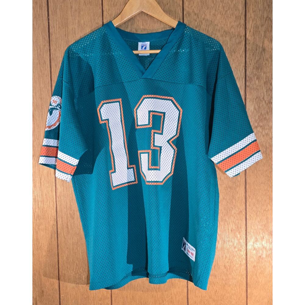 Vintage Logo 7 Dan Marino Miami Dolphins Jersey Mens Large USA NFL 13